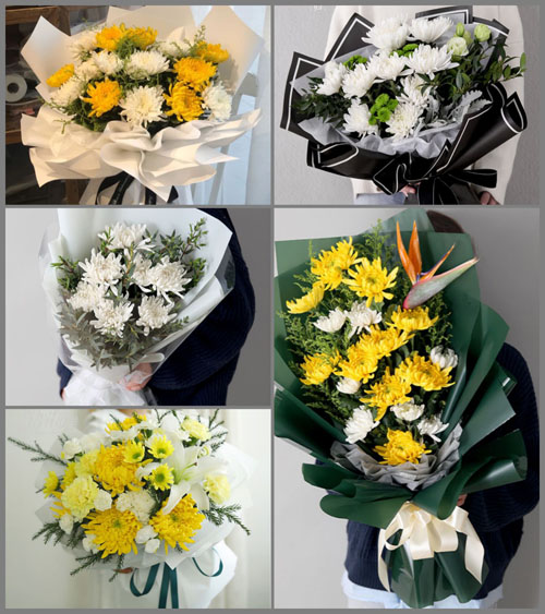 湖北武汉市新洲区仓埠街道独屋村白事花束代送